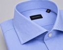 Camicia uomo Bagariny sartoriale in cotone stretch millerighe - slim fit