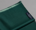 Sciarpa uomo in pura lana e seta verde con fantasia geometrica