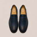 Mocassino uomo in pelle crust con suola in cuoio – Made in Italy | Antica Sartoria Napoletana