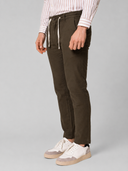 Pantalone uomo in lino e cotone con coulisse – slim fit