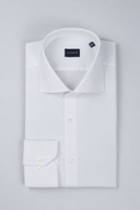 Camicia uomo Bagariny sartoriale in cotone popeline stretch - slim fit