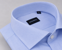 Camicia uomo Bagariny sartoriale in cotone stretch millerighe - slim fit