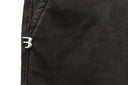Pantaloni classico "Briatore"in cotone piquet streetch Art. 137PIQUET col. moro Made in Italy