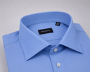 Camicia uomo Bagariny sartoriale in cotone popeline - regular fit