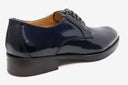 Scarpa classica stringata uomo Antica Sartoria Napoletana in pelle abrasivata blu