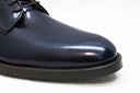 Scarpa classica stringata uomo Antica Sartoria Napoletana in pelle abrasivata blu
