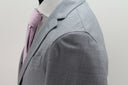 Giacca R63 Blazer uomo 2 bottoni lana tasmania art. Amalfi, sfoderata perla Made in Italy