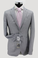 Giacca R63 Blazer uomo 2 bottoni lana tasmania art. Amalfi, sfoderata perla Made in Italy