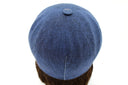 Berretto Alfonso D'este in lino e cotone 5 spicchi Art. E350/37 avion Made in Italy
