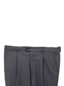 Pantalone classico sartoriale uomo Roberti drop 0 in misto lana Tasmania con pinces