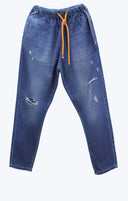 Pantalaccio in denim leggero scuro
