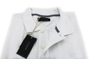 Polo uomo in cotone Supima piquet bianco