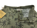 Bermuda tasconi fantasia elasticizzato Art. Grudina verde militare Made in Italy