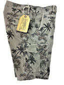 Bermuda tasconi fantasia elasticizzato Art. Grudina color kaki Made in Italy