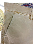 Bermuda cotone elasticizzato Art. Skov color beige Made in Italy