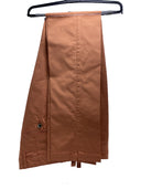 Pantaloni cotone raso streetch Antica Sartoria Napoletana tegola Made in Italy