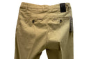 Pantaloni cotone raso streetch Antica Sartoria Napoletana camel Made in Italy
