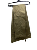 Pantaloni cotone raso streetch Antica Sartoria Napoletana camel Made in Italy