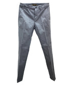 Pantaloni cotone raso streetch Antica Sartoria Napoletana grigio Made in Italy