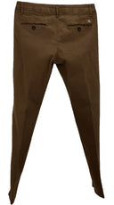 Pantaloni Andrea Ardenti cotone caldo smerigliato streetch Ruggine Made in Italy