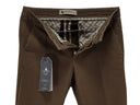 Pantaloni Andrea Ardenti cotone caldo smerigliato streetch Ruggine Made in Italy