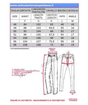 Pantaloni Andrea Ardenti cotone caldo smerigliato streetch Ruggine Made in Italy