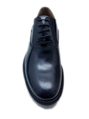 Scarpa classica stringata uomo Antica Sartoria Napoletana in pelle abrasivata blu