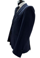 Giacca uomo in cotone elastico sfoderata slim fit