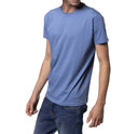T-Shirt manica corta in cotone Supima azzurro
