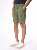 Bermuda cotone Art. VARCA colore verde Made in Italy