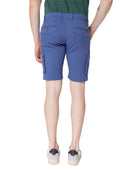 Bermuda cotone elasticizzato con tasconi Art.Leone col.navy Made in Italy