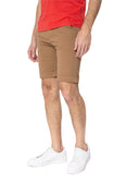 Bermuda cotone elasticizzato Art. Pantera colore tabacco Made in Italy