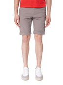 Bermuda cotone elasticizzato Art. Pantera colore grigio Made in Italy