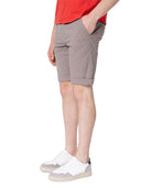 Bermuda cotone elasticizzato Art. Pantera colore grigio Made in Italy