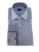 Camicia uomo Bagariny sartoriale cotone A101 bastoncino azzurro – regular fit