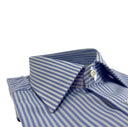 Camicia uomo Bagariny sartoriale cotone A101 bastoncino azzurro – regular fit