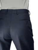 Pantalone classico sartoriale uomo Roberti drop 6 in misto fresco lana Tasmania