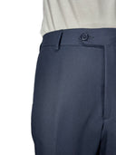 Pantalone classico sartoriale uomo Roberti drop 6 in misto fresco lana Tasmania