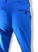 Pantalone uomo sartoriale Briatore drop 6 in fresco lana azzurro
