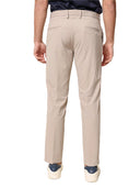 Pantalone uomo in tessuto tecnico spandex beige