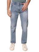 Jeans classico 5 tasche in denim leggero chiaro