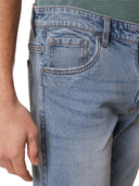 Jeans classico 5 tasche in denim leggero chiaro