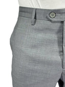 Pantalone classico sartoriale uomo drop 6 in fresco lana Super 100’s Angelico