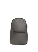 Zaino effetto pelle in colorazione: grigio e nero