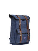 Zaino in tessuto in colorazione: nero, blu e grigio chiaro