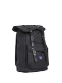 Zaino in tessuto in colorazione: nero, blu e grigio chiaro