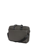 Borsa messenger effetto pelle in colorazione: nero e grigio