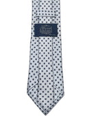 Cravatta in pura seta Antica Sartoria Napoletana cucita a mano con fondo perla