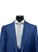 Cravatta in pura seta Antica Sartoria Napoletana cucita a mano con fondo perla