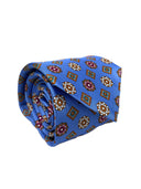 Cravatta in pura seta Antica Sartoria Napoletana cucita a mano fondo avion